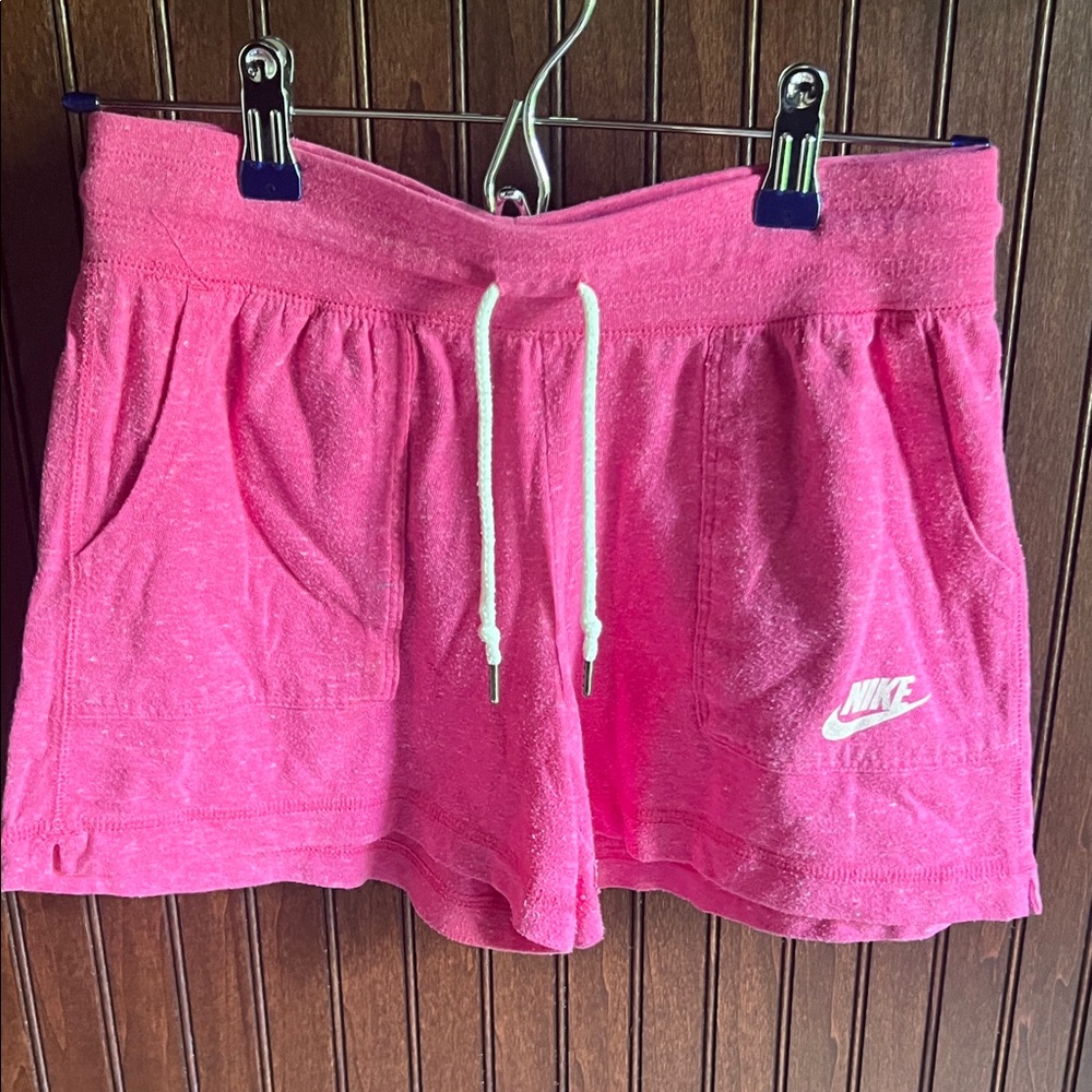 Nike Girls Youth XL Hot Pink Knit Drawstring Shorts